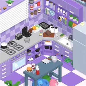 Secret Paws - Cozy Apartments - Cocina 3D
