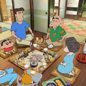 Shin chan Shiro and the Coal Town - Comida en Familia