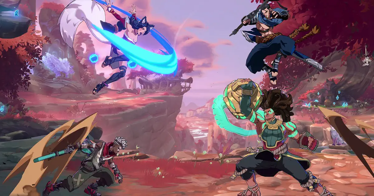 Campeones de 2XKO enfrentándose en el universo de Runeterra