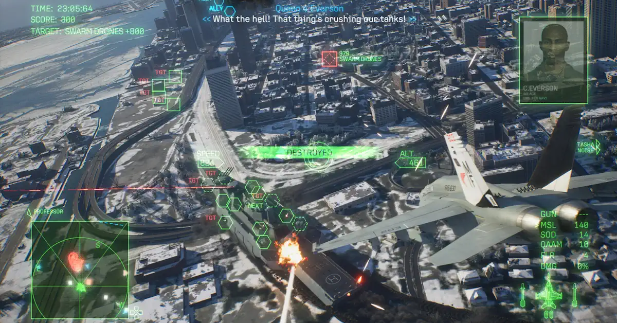 Ace Combat 8 introduce efectos visuales de alta fidelidad impulsados por Unreal Engine 5, requiriendo un hardware de PC considerable