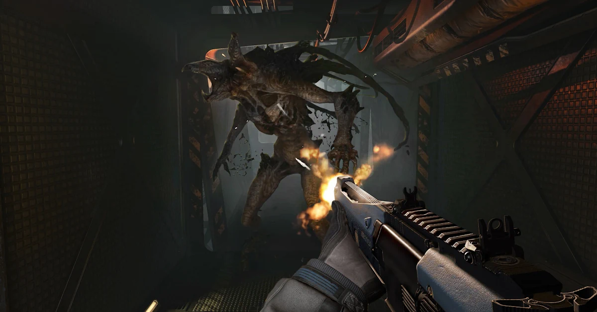 Rebellion cambia los campos de batalla históricos de Sniper Elite por una colonia extraterrestre arrasada por tormentas