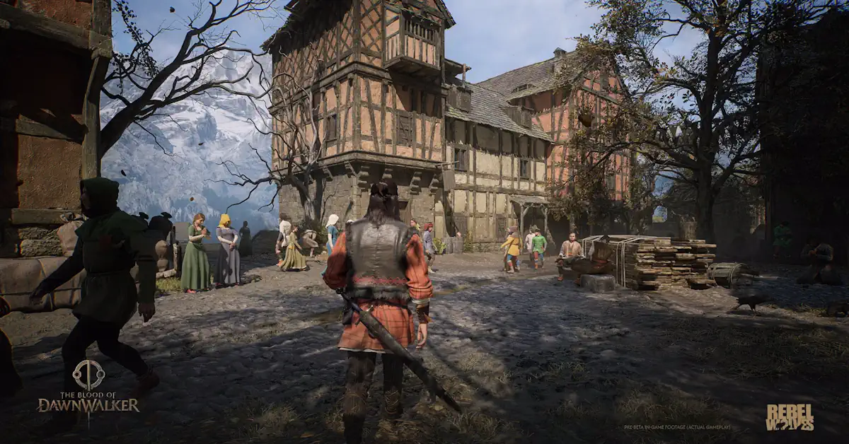 The Blood of Dawnwalker introduce un ciclo dinámico de día y noche que altera fundamentalmente tanto al protagonista como al mundo