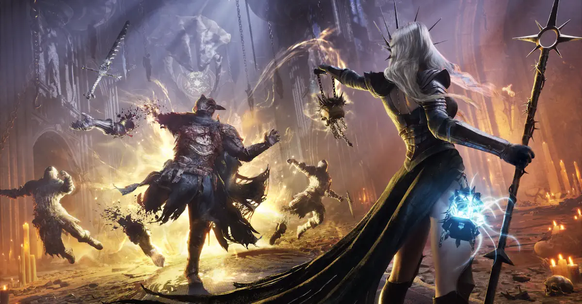 Un caballero de Lords of the Fallen aguarda listo para la batalla, mientras CI Games busca expandir su talento de desarrollo