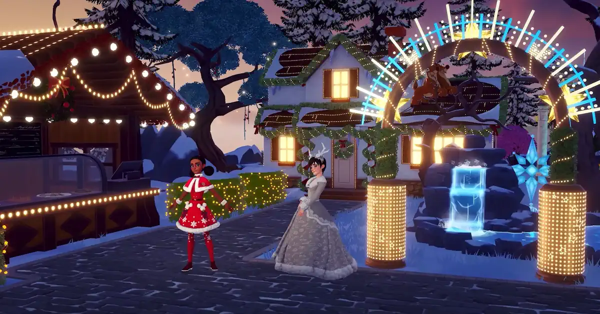 La actualización de invierno de Disney Dreamlight Valley trae alegría festiva a la Plaza