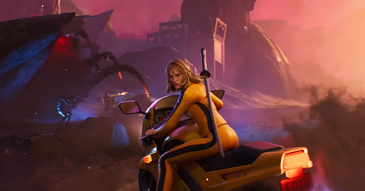 Teaser del evento Zero Hour del Capítulo 6 de Fortnite, con un elenco de personajes crossover.