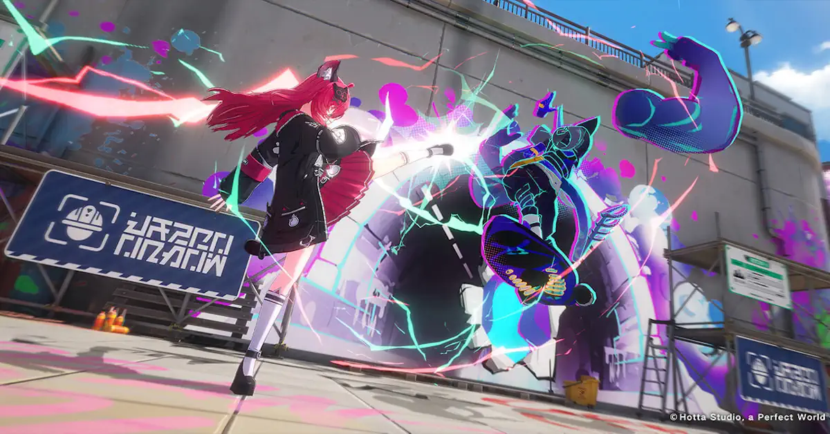 Personajes de Neverness to Everness conduciendo por Hethereau durante la prueba beta Co-Ex