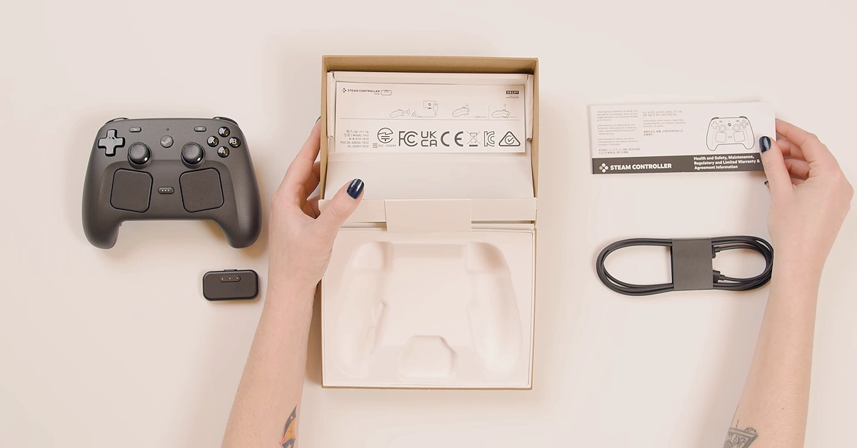 El rediseñado Steam Controller se lanza el 4 de mayo con palancas TMR y superficies táctiles duales