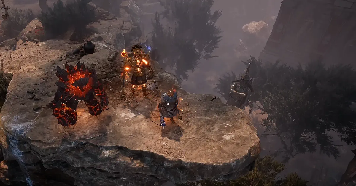 El Morador del Núcleo de la Maestría de la Tierra es una de las invocaciones que aterrizan con la actualización de abril de Titan Quest 2