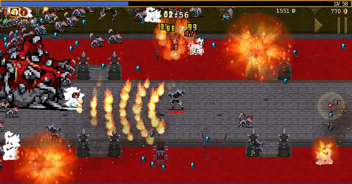 La expansión Legacy of the Bloodmoon lleva la Orden de la Luna Roja a Vampire Survivors