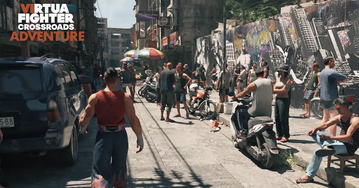 Vilasapara actúa como el núcleo central donde tienen lugar la exploración y las peleas callejeras orgánicas