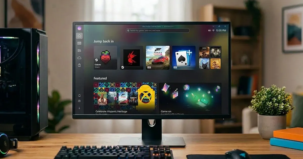 El Modo Xbox trae un panel de consola puro directamente a tu PC con Windows