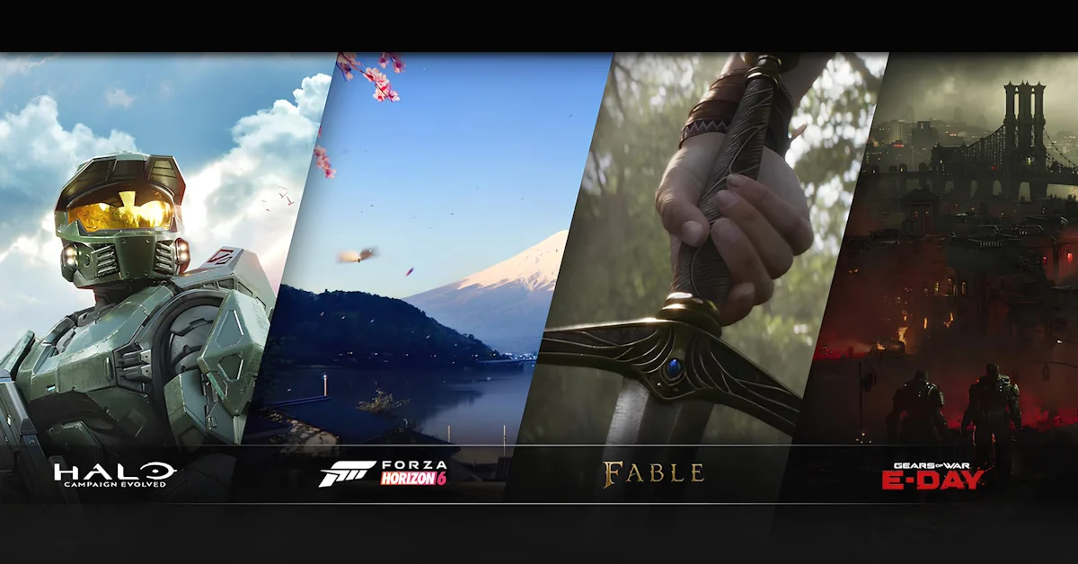 Hoja de ruta de Xbox para 2026 con conceptos de Fable, Gears of War: E-Day y Halo: Campaign Evolved
