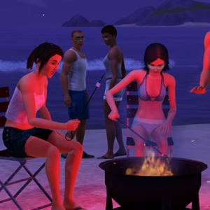 Sims 3 - Fiesta en la playa