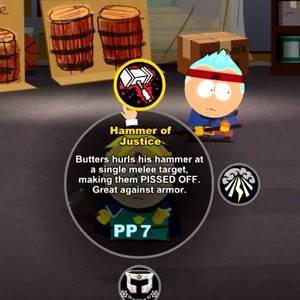 South Park the Stick of Truth - Martillo de la Justicia