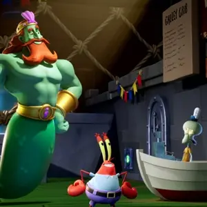 SpongeBob SquarePants: Titans of the Tide - King Neptune y Mr Crabs