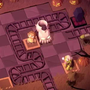 Spooky Express - Humano y zombi