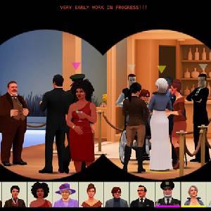 SpyParty - Alcance de Binoculares