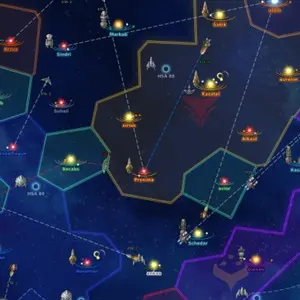 Stars in Shadow - Mapa Espacial
