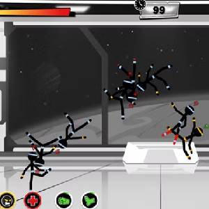 Stickman Fighting - Combate Espacial
