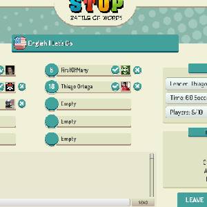Stop Online Battle of Words - Jugadores