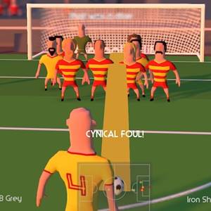 Super Liquid Soccer - Falta Cínica