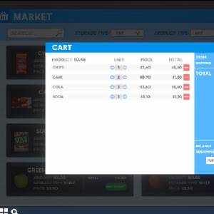 Supermarket Simulator - Pantalla