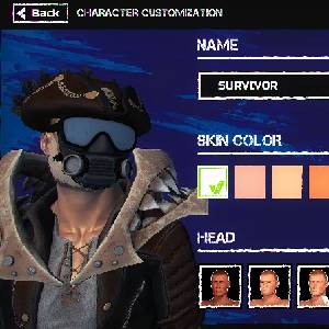 Survive on Raft - Personalización del Personaje