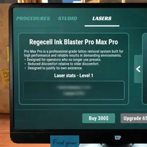 Tattoo Removal Simulator - Láser Regecell