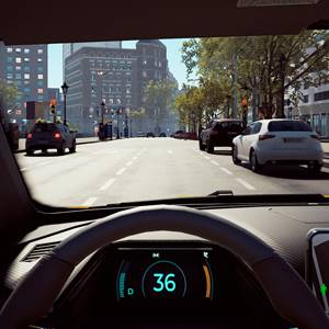 Taxi Life A City Driving Simulator - Interior del taxi