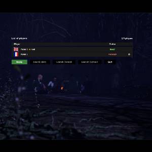 Thanatophobia - Lista de Jugadores