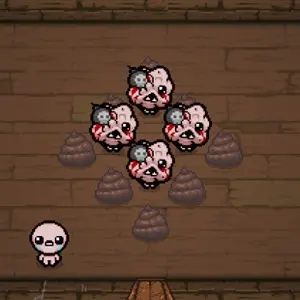 The Binding of Isaac Rebirth - Montón de carne
