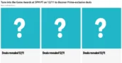 3 ofertas de juegos exclusivas de Prime que se revelarán en The Game Awards 2025