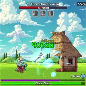 The Legend Of Fireball: Rath - Casa con techo de paja