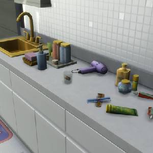 The Sims 4 Bathroom Clutter Kit Encimera