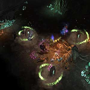 guerrero mágico luchando