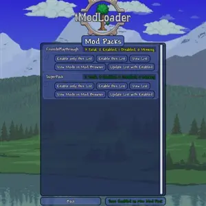 tModLoader - Paquetes de mods