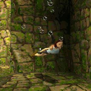 Tomb Raider 1 - Bajo el agua