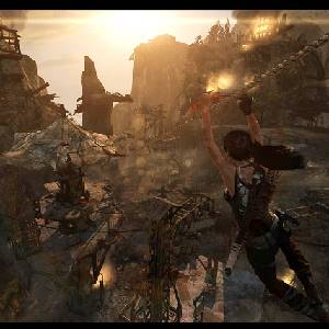 Tomb Raider - Deslizamiento de cuerda