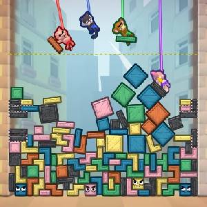 TopplePOP: Bungee Blockbusters - Bloques Grumble