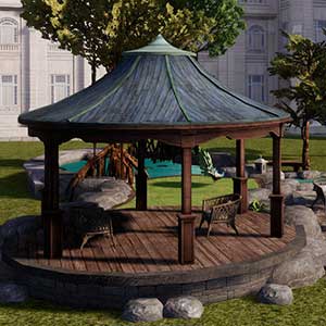 Pequeña casa de descanso