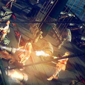 Under the Jolly Roger combate naval