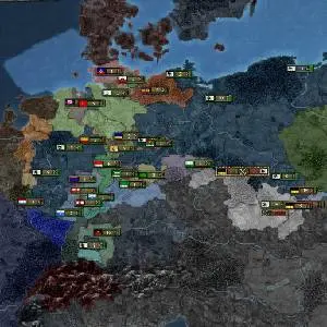 Victoria II: Interwar Engineer Unit Pack - Mapa de Prusia