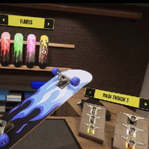 VR Skater - Llamas Azules