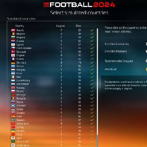WE ARE FOOTBALL 2024 - Países Seleccionados