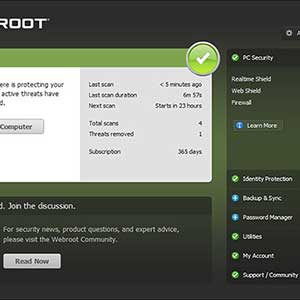 Webroot SecureAnywhere AntiVirus - Protegido