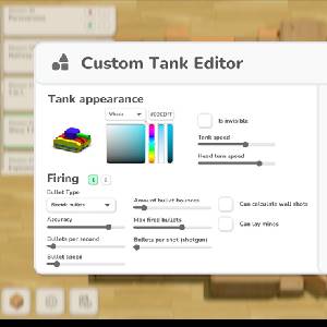Wee Tanks! - Editor de Tanques