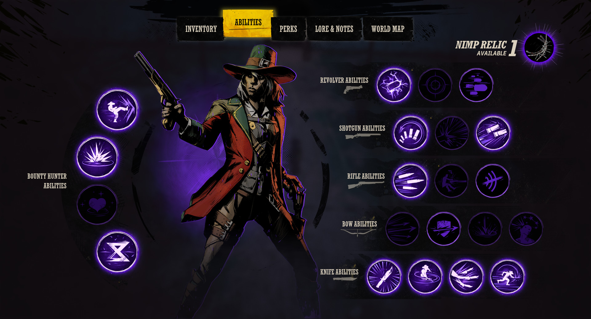 personajes del juego weird west