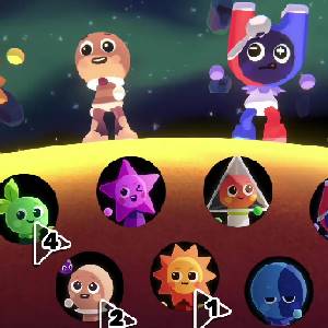 Which Way Up: Galaxy Games - Seleccionando Personajes