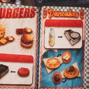 While We Wait Here - Menú