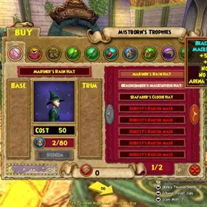 Wizard101 - Sombrero de Lluvia